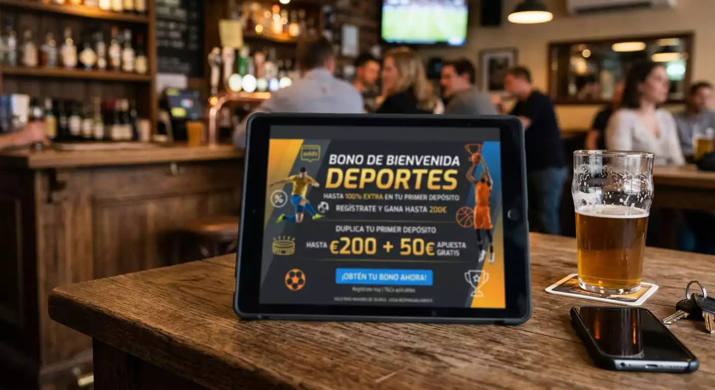 Oferta de bono de bienvenida para apuestas deportivas UFC
